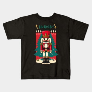 funny christmas nutcracker Kids T-Shirt